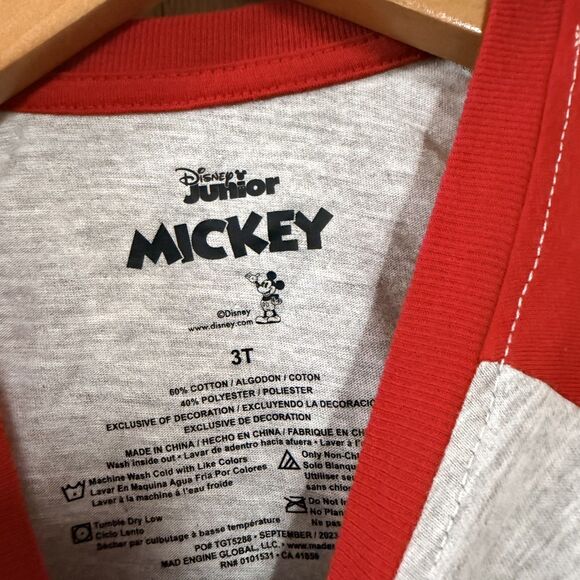 Disney Mickey Mouse Love Longsleeve Top 3T - Picture 3 of 3